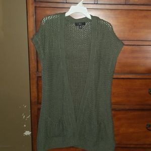 Olive Green Sweater short sleeve